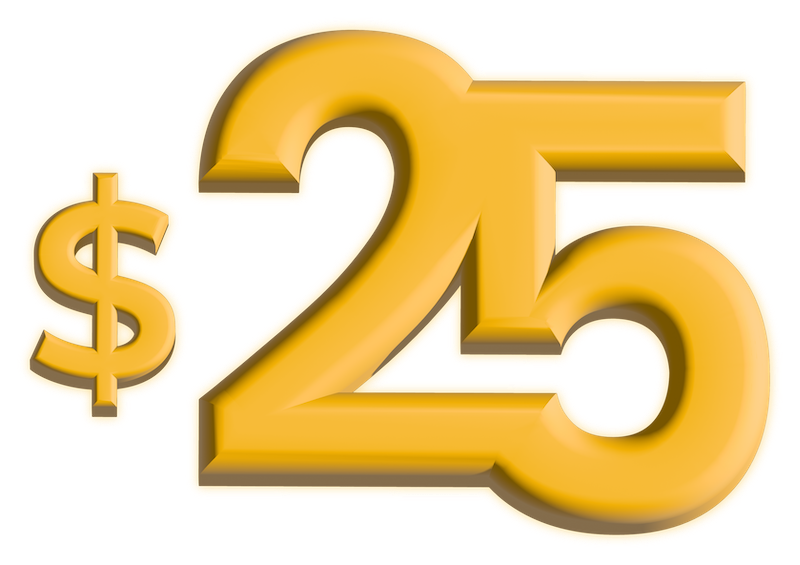 $25 Deposit Bonus 1